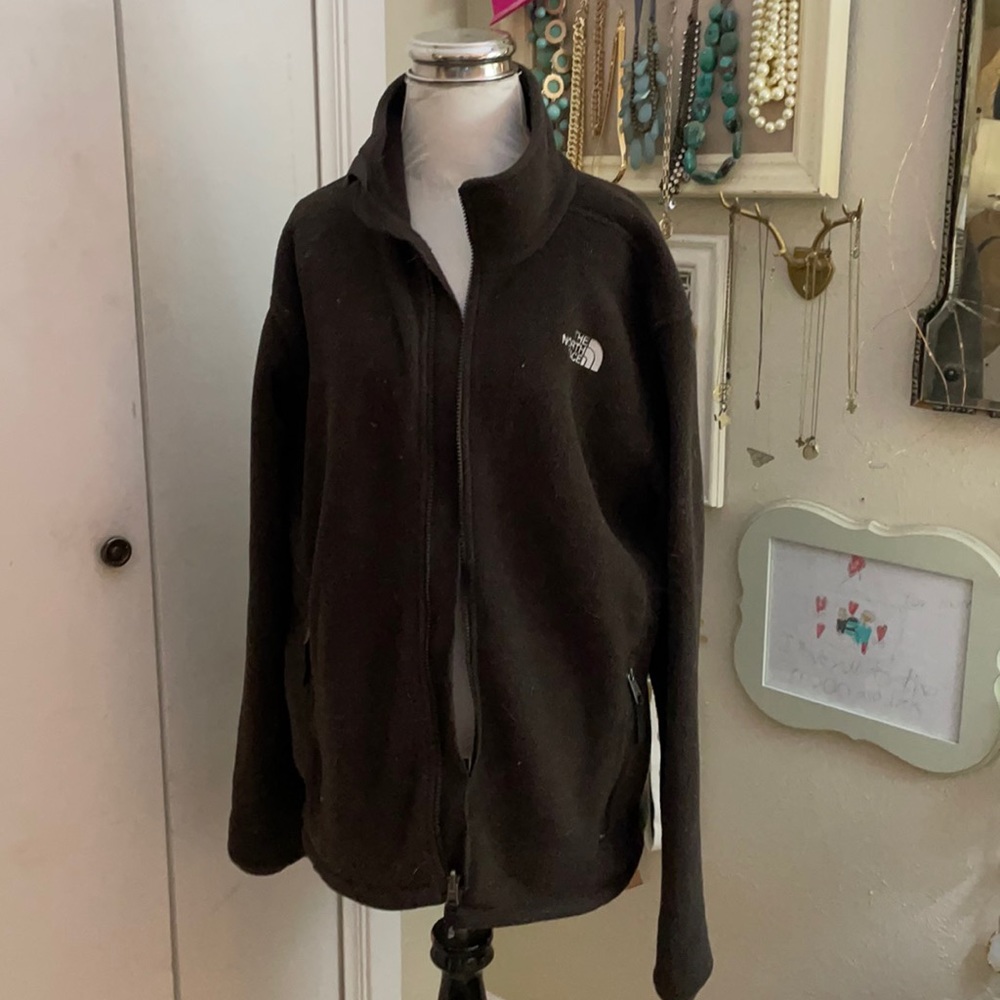 The NorthFace Brown Fleece Jacket